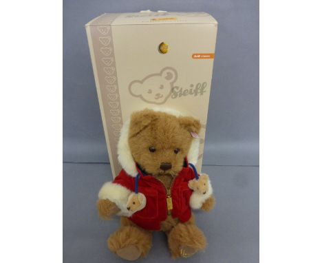 A 2007 Steiff Christmas Benjamin bear, boxed 