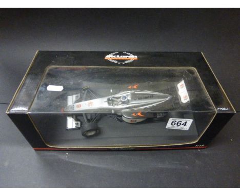 Minichamps boxed Paul's Model Art McLaren collection 1:18 scale diecast model racing car