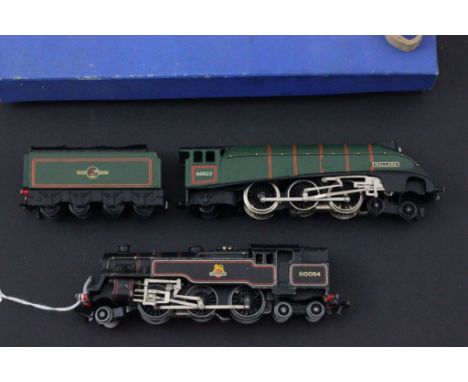 Boxed Hornby Dublo No 3211 Mallard Locomotive & Tender ER 3 rail (excellent condition) plus BR 80054 Dublo engine