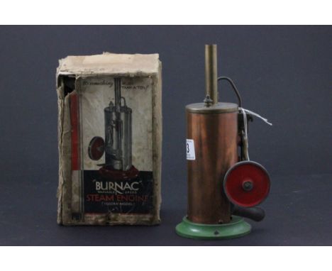 Boxed Burnac Variable Speed vertical Steam Engine Vulcan Model