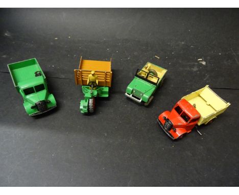 A collection of diecast models to include Dinky 23H Ferrari, Timpo Toys model car, and various others, mostly playworn 