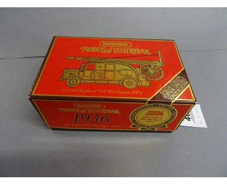 Boxed Corgi Vintage Glory of Steam ltd edn 80111 John Fowler BG Stump Cutter 'Super Lion' plus a boxed Matchbox Models of Yes