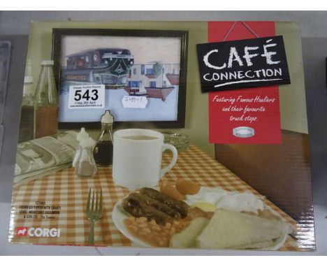 Boxed Corgi Cafe Connection diecast model Ltd Edition 1:50 scale CC10801 Foden S21 Tipper with Gravel Load - Moreton C Cullim