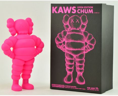 KAWS (American, b. 1974)
Chum 20th Anniversary in pink, 2022
Painted cast vinyl
Presented in original packaging
Measures appr