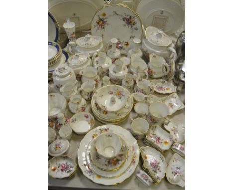 A Royal Crown Derby 'Derby Posies' pattern tea service and decorative wares