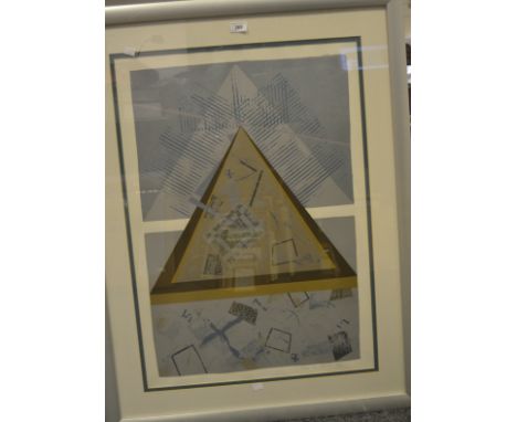 Contemporary Prints - Ford, 'Towards Stability', limited edition abstract lithograph, signed and numbered to margin 26/47, si