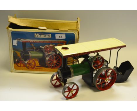A Mamod Steam engine, boxed