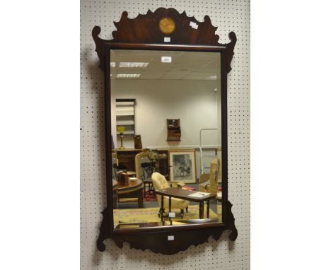 A large mahogany Vauxhall mirror (1)
