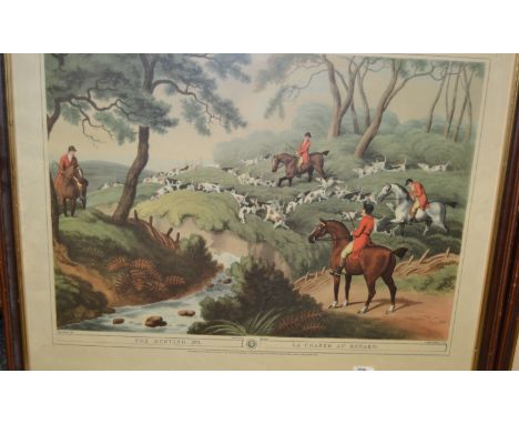 Hunting Prints - a pair of Alkin prints, Full Cry, Breaking Cover, others (4)