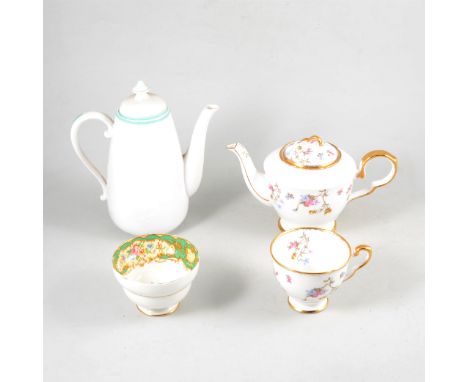 A complete teaset by Paragon, plus other tea ware by Royal Stafford, Spode Copeland's China and Shelley. (2 boxes)