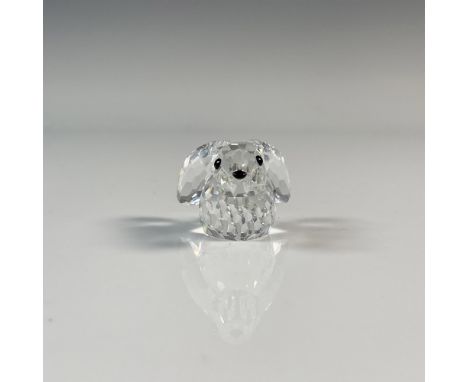 Part of the In A summer Meadow collection. A clear facetted crystal bunny with very long ears, black crystal eyes and nose. S