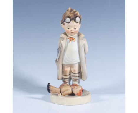 Features a little boy in a doctor coat examiningÂ&nbsp;a doll. Goebel backstamp. Artist: M. I. HummelIssued: 20th centuryDime