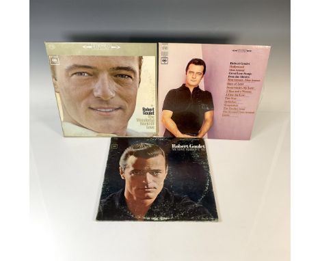 Records from the American and Canadian singer, Robert Goulet. Albums include The Wonderful World Of Love, My Love Forgive Me,