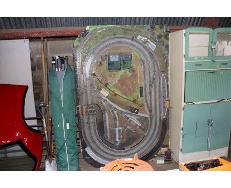 A model railway track layout 
