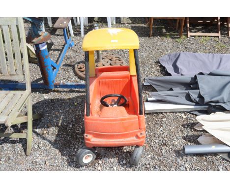A children's toy car