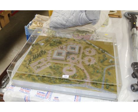 A Town Planning model of Kings Ride, Ascot, scale 1:500