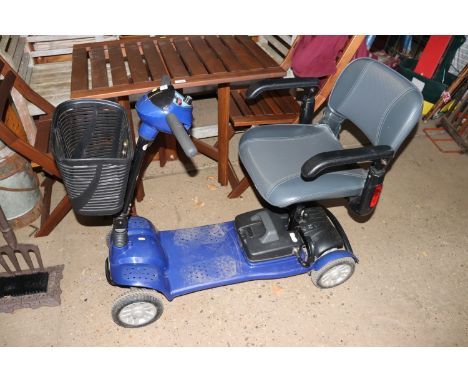 A Betterlife mobility scooter with charger and manual - sold as seen (charger with porter)