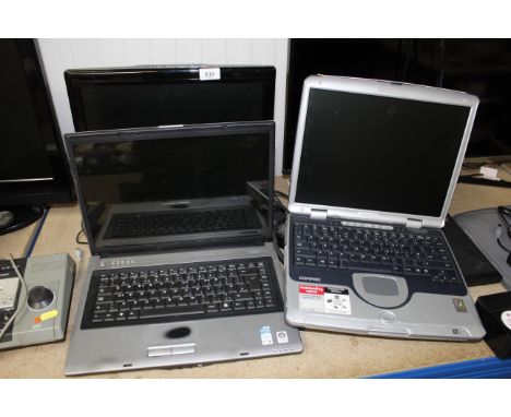 A Compact laptop and another