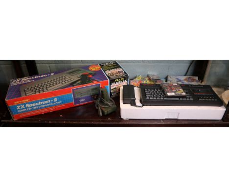 Sinclair ZX Spectrum +2 128K with games and joy stick 