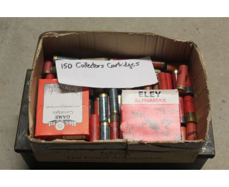 Apprx. 150 various shotgun cartridges including some collectors examples.This item can only be purchased by someone with a cu