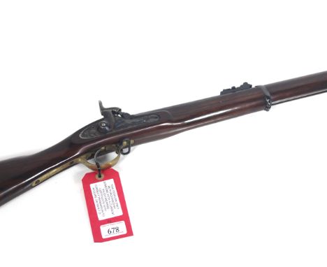 A Euroarms .58 muzzle loading two band rifle. A fine example in excellent condition, Ser. No. 32975.This item can only be pur
