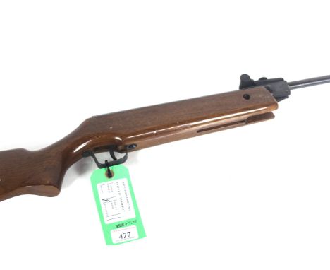 An S.M.K. .22 Cal. break barrel air rifle.As a post 1939 air weapon the restrictions of the crime Reduction Act apply to the 