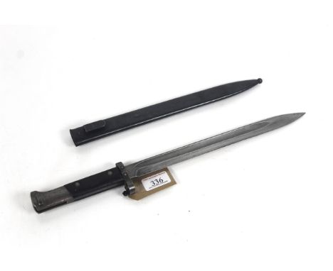 A Mauser (Export) bayonet with scabbard 