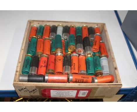 Approx. 110 various 12 bore cartridges.This item can only be purchased by someone with a current valid shotgun certificate or