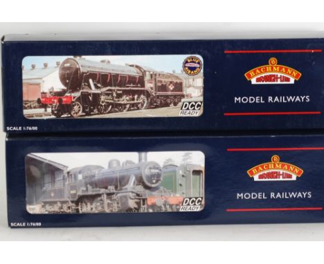BACHMANN 'BRANCH LINE' TWO MINT AND BOXED LOCOMOTIVES viz 2-6-0 locomotive and tender No 61950 in B.R. black and Ivatt class 