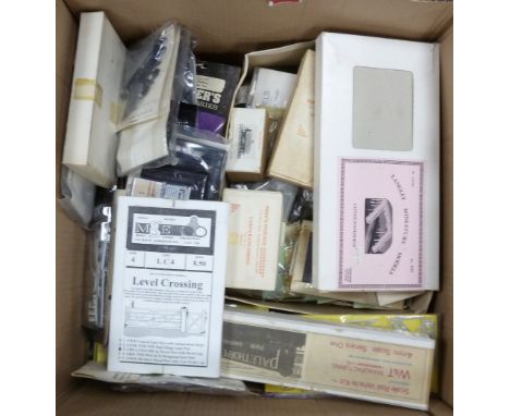 SELECTION OF SLATERS AND OTHERS PLASTIC '00' GAUGE WAGON KITS in blister and card type packs, a selection of MAINLY METAL ACC