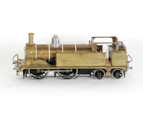 UNPAINTED KIT BUILT '0' GAUGE 0-4-4 MR/LMS JOHNSON '1262' CLASS TANK LOCOMOTIVE by Slater's Loco Kits - metal/brass, with ins