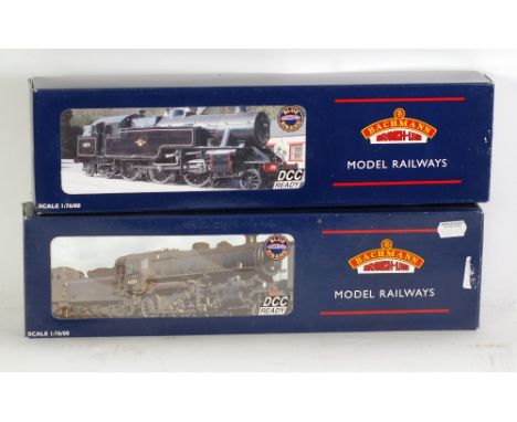 BACHMANN 'BRANCH LINE' TWO MINT AND BOXED LOCOMOTIVES viz IVATT class 4 Mogul 2-6-0 locomotive and tender No 3001 in black LM
