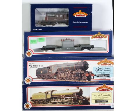 TWO BACHMANN 'BRANCHLINE' MINT AND BOXED '00' GAUGE LOCOMOTIVES viz 2-6-2 locomotive and tender No 60903 in B.R. green livery