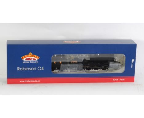 BACHMANN 'BRANCH LINE' MINT AND BOXED ROBINSON 04 CLASS 2-8-0 locomotive and tender No 3547 in black LNER livery, window box 