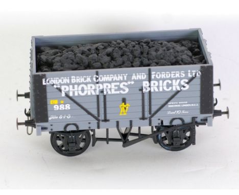 FOUR HANDMADE '0' GAUGE KITS BY VARIOUS MAKERS, comprising JPL models Ballast/Mineral hopper waggon, LMS goods van, Garden Ra