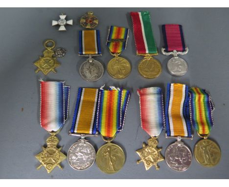 A miniature German Medal, Baden Order of the Zahringen Lion, Prussian Order of the Red Eagle, a Victorian Military General Se