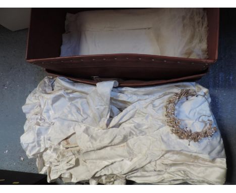 Vintage Case and Contents - Wedding Dress 