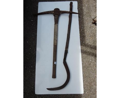Bill Hook and Pick Axe 