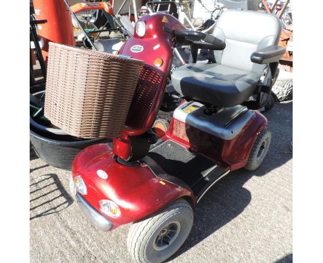 Shoprider Mobility Scooter with Key and Charger - Seen Working 