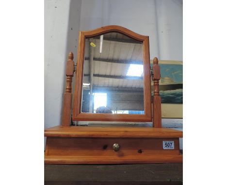 Dressing Table Mirror with Trinket Drawer 