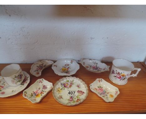 Trinket Dishes to include Dresden, Crown Derby etc 