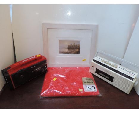2x Radios, Jumper and Framed Print 