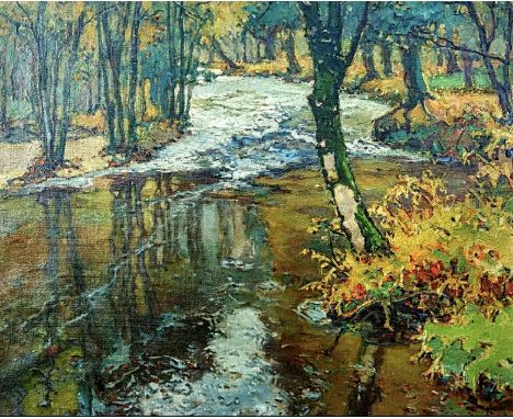 Artist- Hurst Balmford British painter born in 1871- circa 1950 portrait, landscape and seascape artist, who studied at the r