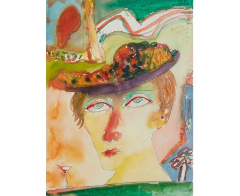 § JOHN BELLANY C.B.E., R.A. (SCOTTISH 1942-2013) THE MORNING TIPPLE Signed and inscribed with title lower edge, further inscr