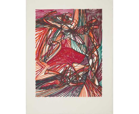 § STANLEY WILLIAM  HAYTER  C.B.E. (BRITISH 1901-1988) CHILDREN OF NIOBE - 1954 Lithograph, 58/250, signed, titled, dated and 