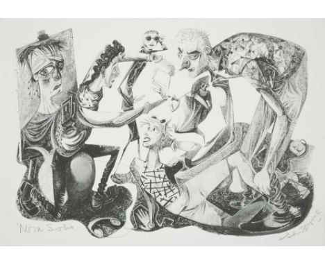 § JOHN BYRNE R.S.A. (SCOTTISH 1940-) NOVA SCOTIA - 2016 Screenprint, signed and titled in pencil, published by Glasgow Print 