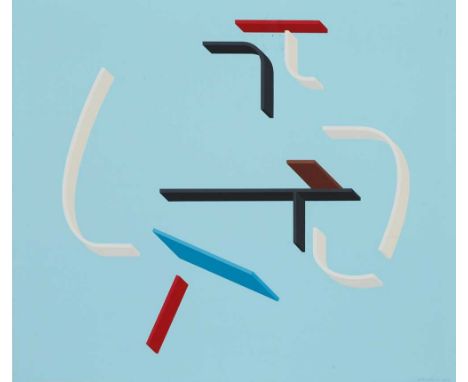 § TOBY PATERSON (SCOTTISH 1974-) ST IVES AXONOMETRIC BLUE - 2006 Screenprint, A/P, signed, dated and editioned in pencilDimen