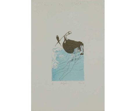 § DAME ELISABETH FRINK (BRITISH 1930-1993) 'CALYPSO' FROM THE ODYESSY - 1974 Lithograph, 24/30, signed, titled and numbered i