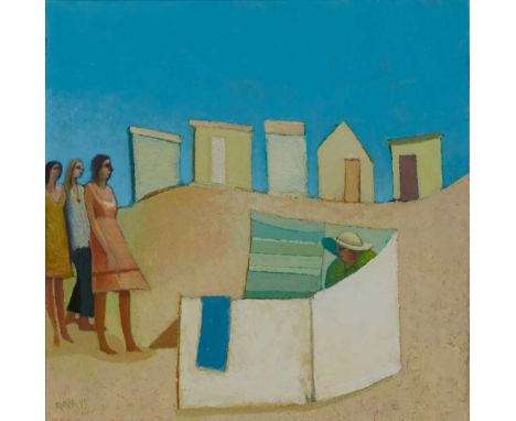 § WILLIE RODGER R.S.A., R.G.I., DUniv (SCOTTISH 1930-2018) GOOD MORNING, MISS TRAVERS, 1993 Signed and dated lower left, oil 