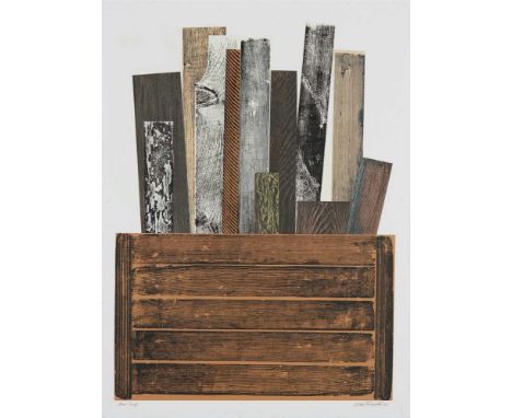 § WILLIE RODGER R.S.A., R.G.I., DUniv (SCOTTISH 1930-2018) WOOD SCRAPS - 1981 Signed lower right and titled lower left, colla